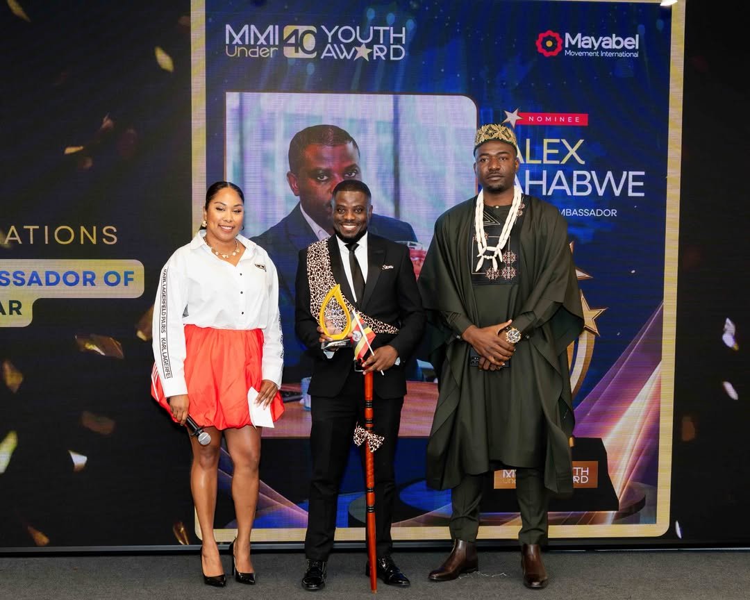 Alex Ahabwe at the MIMI Youth Awards