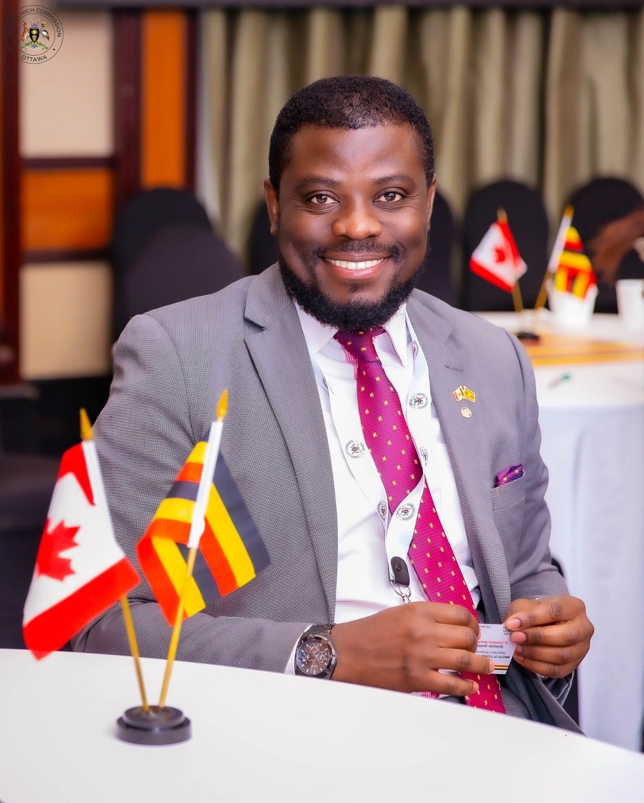 Professional portrait of Alex Ahabwe