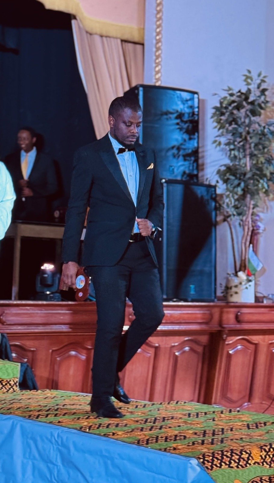 Alex Ahabwe following a public speaking engagement